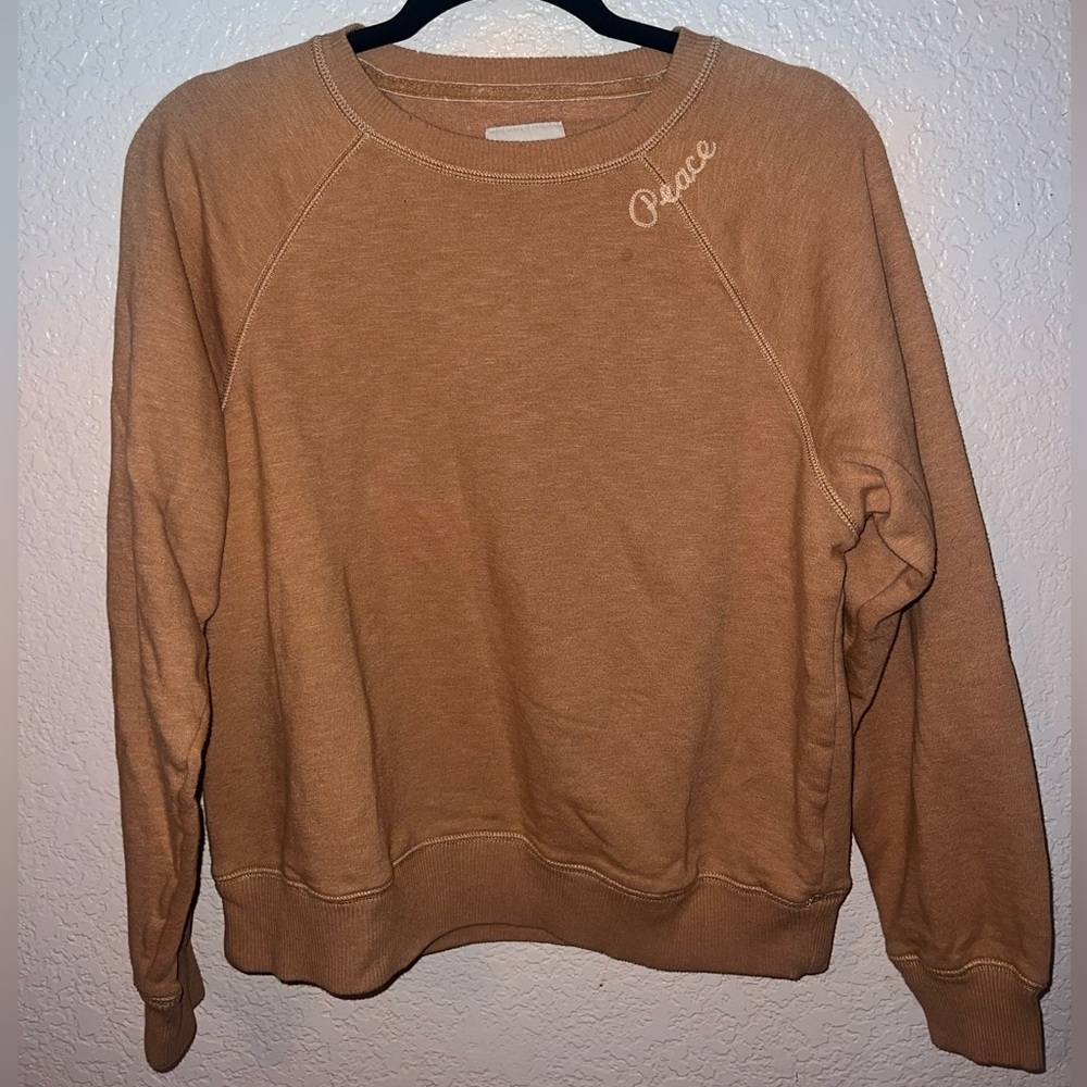 American Eagle Outfitters Tan Sweatshirt